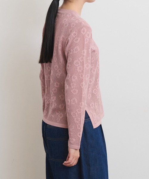 AMBIDEX(アンビデックス)の「☆デイジーメッシュスリットプルオーバー(Tシャツ/カットソー・レディース・キナリ/ネイビー/ピンク・FREE)」の22枚目の写真