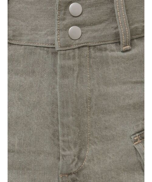 EMODA（エモダ）の「デニムボックスミニスカート（スカート・レディース・ブラック/グレー/インディゴブルー・SMALL/MEDIUM）」の4枚目の写真