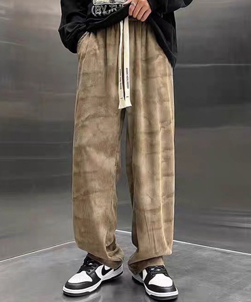 セール】マーブル模様 ワイドイージーパンツ（デニムパンツ）｜SEN