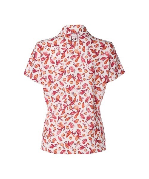 ZOY（ゾーイ）の「WOMENS アップルリーフプリント（シャツ/ブラウス・レディース・チェリーピンク・MEDIUM/SMALL/LARGE）」の6枚目の写真