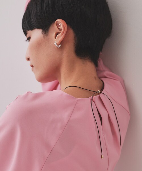 OPAQUE.CLIP(オペークドットクリップ)の「コード×メタルネックレスワントップ(ネックレス・レディース・シルバー/ゴールド・00)」の6枚目の写真