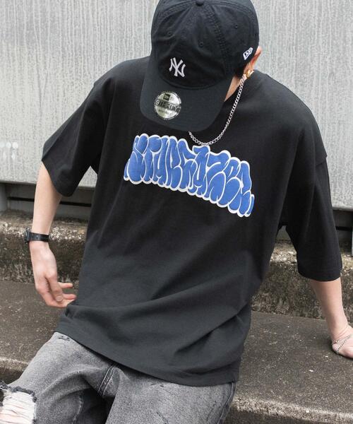 WEGO（ウィゴー）の「WEGO/アクセ付きグラフィックT（Tシャツ/カットソー・メンズ・ホワイト/アッシュグレー/ブラック/ブラウン/ホワイト系その他・MEDIUM/LARGE）」の4枚目の写真