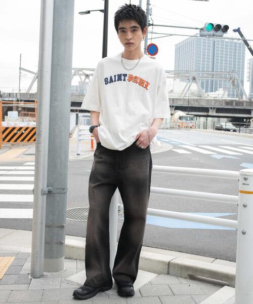 WEGO（ウィゴー）の「WEGO/アクセ付きグラフィックT（Tシャツ/カットソー・メンズ・ホワイト/アッシュグレー/ブラック/ブラウン/ホワイト系その他・MEDIUM/LARGE）」の12枚目の写真