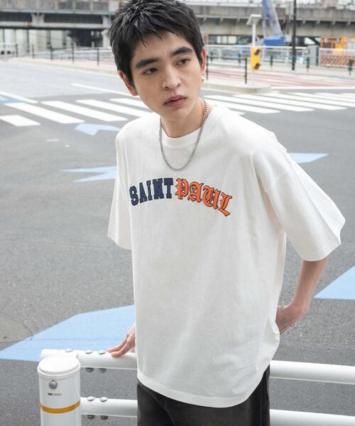 WEGO（ウィゴー）の「WEGO/アクセ付きグラフィックT（Tシャツ/カットソー・メンズ・ホワイト/アッシュグレー/ブラック/ブラウン/ホワイト系その他・MEDIUM/LARGE）」の9枚目の写真