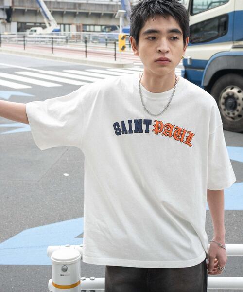WEGO（ウィゴー）の「WEGO/アクセ付きグラフィックT（Tシャツ/カットソー・メンズ・ホワイト/アッシュグレー/ブラック/ブラウン/ホワイト系その他・MEDIUM/LARGE）」の8枚目の写真