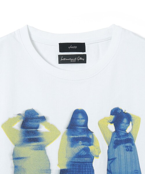 International Gallery BEAMS（インターナショナルギャラリービームス）の「【別注】U/MUSIC × IG / UNDERSONG Billie Eilish グラフィック Tシャツ（Tシャツ/カットソー・メンズ・ホワイト/ブラック・M/L/XL/S）」の3枚目の写真