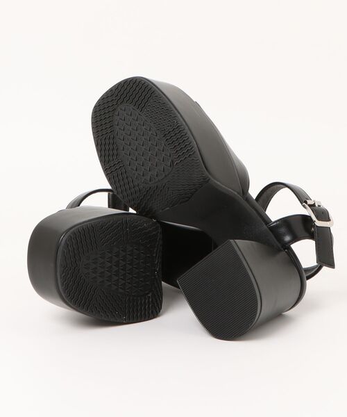 WEGO（ウィゴー）の「WEGO/ストーム付きヒールサンダル（サンダル・レディース・ブラック/ブルー系1/ホワイト・SMALL/MEDIUM/LARGE）」の5枚目の写真