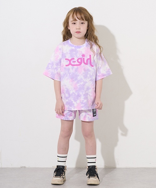 ロゴプリント手染めタイダイ半袖Tシャツ（Tシャツ/カットソー