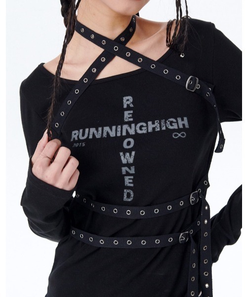 A'GEM/9 × .kom 『runningHIGH/ランニングハイ』 BELTED SLIM L