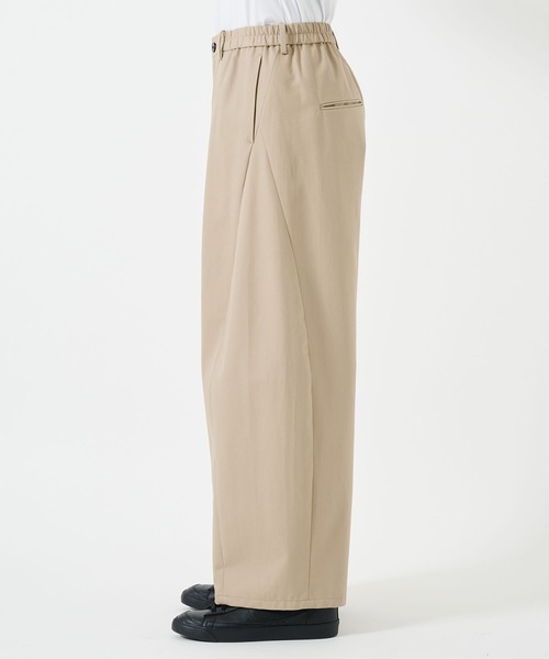 STUDIOUS(ステュディオス)の「BALLOON WIDE CHINO PANTS(チノパンツ・メンズ・ベージュ/ブラック/ダークグリーン・2/1)」の20枚目の写真