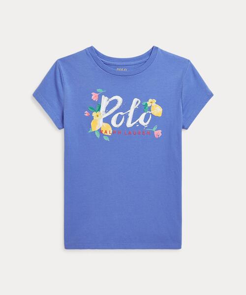 ロゴ コットン ジャージー Tシャツ