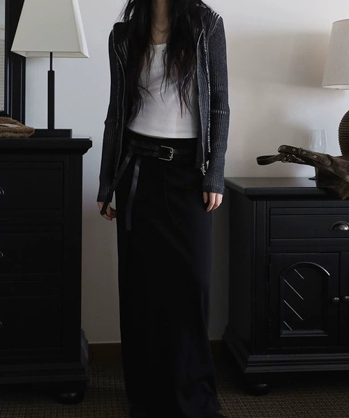 MEMECLE（メメクル）の「【 MEMECLE / メメクル 】ヴィンテージライク ピグメントダブルジップアップパーカー（パーカー・レディース・グレー/ブラック/ネイビー/ブラウン・FREE）」の13枚目の写真