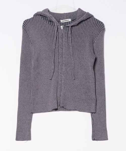 MEMECLE（メメクル）の「【 MEMECLE / メメクル 】ヴィンテージライク ピグメントダブルジップアップパーカー（パーカー・レディース・グレー/ブラック/ネイビー/ブラウン・FREE）」の21枚目の写真