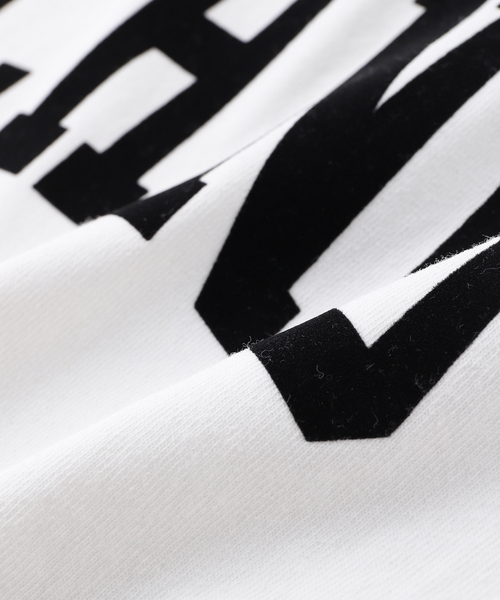 is-ness(イズネス)の「ISNESS MUSIC / イズネス ミュージック TECHNO FLOCKY PRINT T-SHIRT(Tシャツ/カットソー・メンズ・ブラウン/ホワイト・LARGE/MEDIUM)」の6枚目の写真