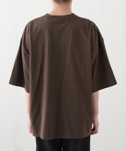 is-ness(イズネス)の「ISNESS MUSIC / イズネス ミュージック TECHNO FLOCKY PRINT T-SHIRT(Tシャツ/カットソー・メンズ・ブラウン/ホワイト・LARGE/MEDIUM)」の10枚目の写真