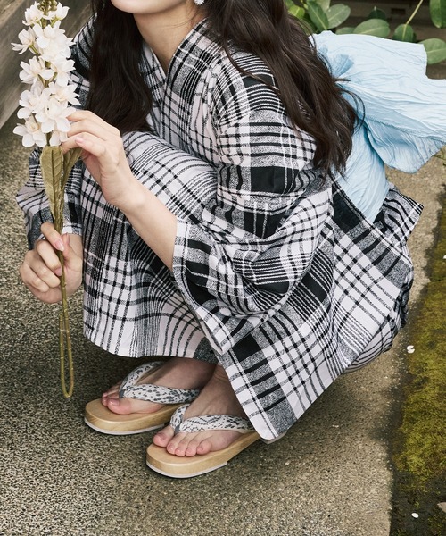 CELEN（セレン）の「【浴衣小物】選べる12タイプ レース鼻緒 レディース下駄 単品（和装小物・レディース・A/H/J/C/D/E/F/K/L/B/G/I・FREE）」の22枚目の写真