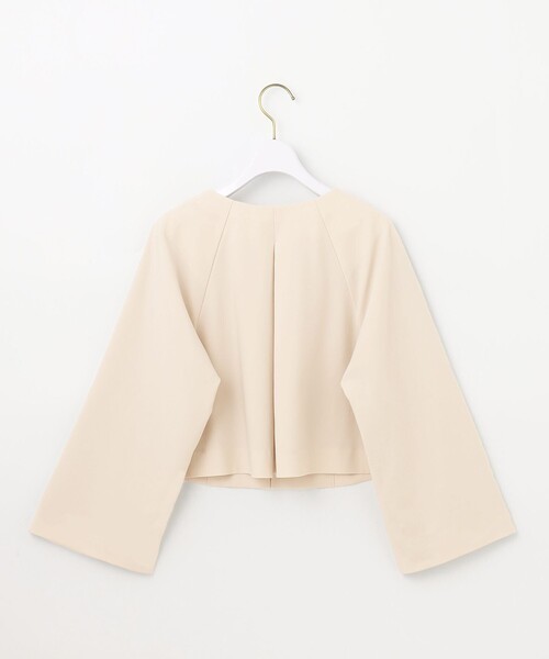 ANY SIS(エニィスィス)の「【洗える】セレモニークロップド ジャケット(ノーカラージャケット・レディース・ライトグレー系/ベージュ系・2)」の17枚目の写真
