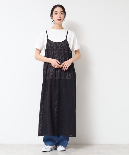 Dessin（デッサン）の「【洗える】刺繍柄インドレースキャミワンピース（ワンピース・レディース・ホワイト系/ブラック・02）」の9枚目の写真