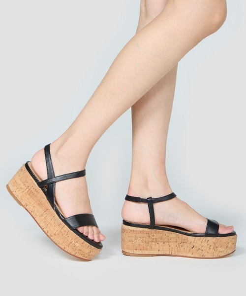 RIMINI サンダル 6.5㎝ BLACK（サンダル）｜PELLICO SUNNY