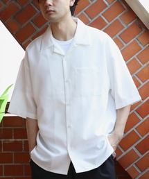 ポリトロ 開襟半袖シャツ