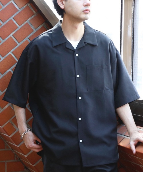 M様 半襟8枚おまとめ 総柄プリント開襟シャツ(M ブラック): トップス｜Right-on公式