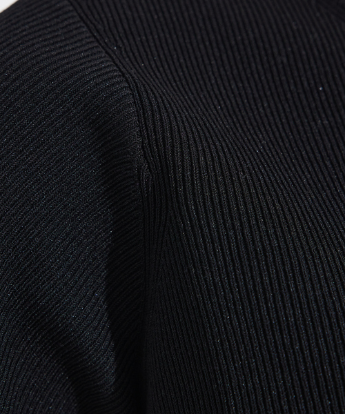 qualite(カリテ)の「ウォッシャブルニットT/春服/夏服/大人カジュアル(Tシャツ/カットソー・レディース・ブラック/オフホワイト・フリー)」の14枚目の写真