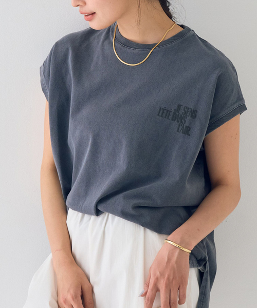 upper hights/アッパーハイツ】BIG NO SLEEVE T ノースリーブT