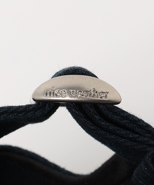 NICE WEATHER（ナイスウェザー）の「＜NICE WEATHER＞オリジナルロゴ キャップ（キャップ・メンズ・ネイビー/オフホワイト/ライトブルー・FREE）」の11枚目の写真