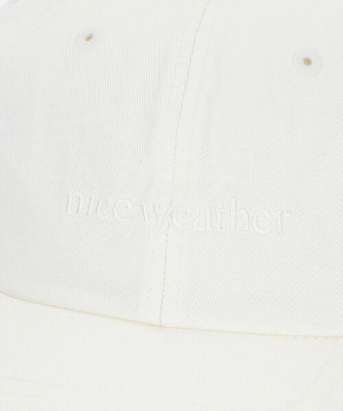 NICE WEATHER（ナイスウェザー）の「＜NICE WEATHER＞オリジナルロゴ キャップ（キャップ・メンズ・ネイビー/オフホワイト/ライトブルー・FREE）」の16枚目の写真