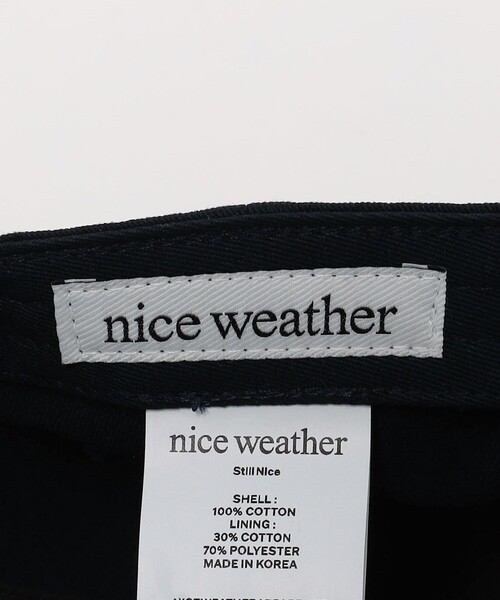 NICE WEATHER（ナイスウェザー）の「＜NICE WEATHER＞オリジナルロゴ キャップ（キャップ・メンズ・ネイビー/オフホワイト/ライトブルー・FREE）」の22枚目の写真