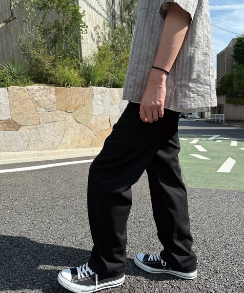 RATTLE TRAP（ラトルトラップ）の「20/10ツイル5ポケットルーズストレートパンツ（チノパンツ・メンズ・ブラック/ベージュ/カーキ・LL/S/M/L）」の5枚目の写真