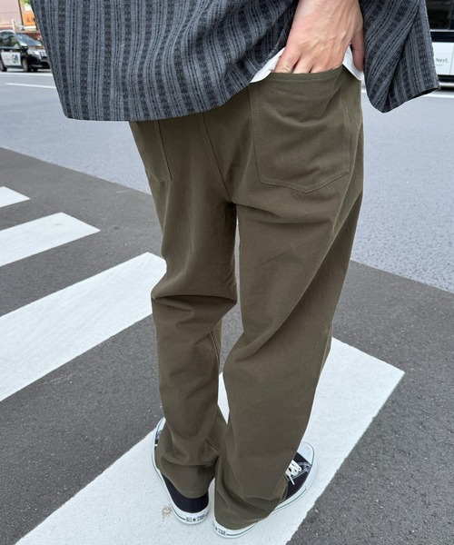 RATTLE TRAP（ラトルトラップ）の「20/10ツイル5ポケットルーズストレートパンツ（チノパンツ・メンズ・ブラック/ベージュ/カーキ・LL/S/M/L）」の11枚目の写真