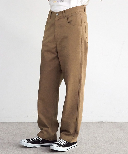 RATTLE TRAP（ラトルトラップ）の「20/10ツイル5ポケットルーズストレートパンツ（チノパンツ・メンズ・ブラック/ベージュ/カーキ・LL/S/M/L）」の20枚目の写真