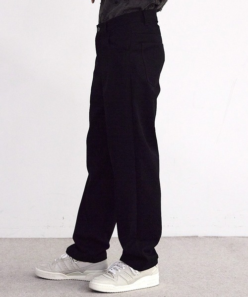 RATTLE TRAP（ラトルトラップ）の「20/10ツイル5ポケットルーズストレートパンツ（チノパンツ・メンズ・ブラック/ベージュ/カーキ・LL/S/M/L）」の16枚目の写真