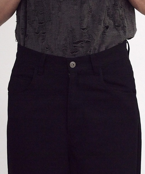 RATTLE TRAP（ラトルトラップ）の「20/10ツイル5ポケットルーズストレートパンツ（チノパンツ・メンズ・ブラック/ベージュ/カーキ・LL/S/M/L）」の18枚目の写真