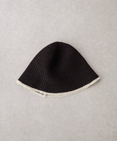 BIRTHDAY BAR（バースデイバー）の「サマーバケットハット（ハット・レディース・ブラック/ライトベージュ・0）」の5枚目の写真