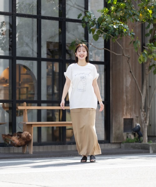 meeny miny】【旭山動物園応援商品】マヌルネコパールTシャツ（T