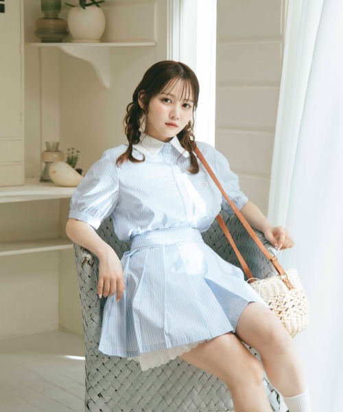 TITTY&CO.（ティティーアンドコー）の「セーラーストライプセットアップ（ワンピース・レディース・ブルー・MEDIUM/SMALL）」の17枚目の写真