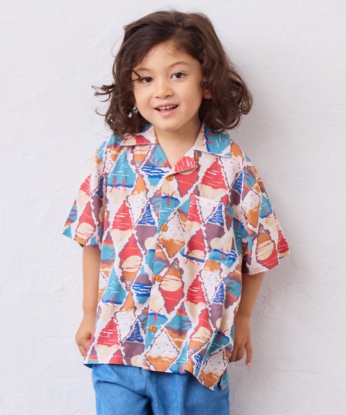 MARKEY'S（マーキーズ）の「総柄オープンカラーシャツ/セットアップ