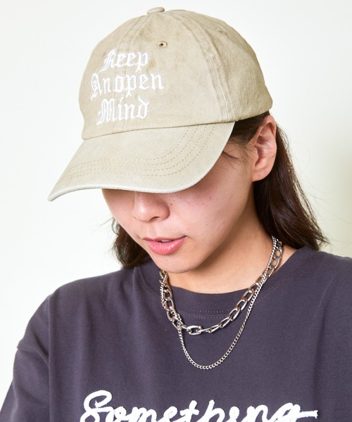 GORGE（ゴージ）の「《こなれ感×立体ロゴ刺繍》レディース コットン キャップ サイズ調整可 春夏秋冬（キャップ・レディース・その他1/ベージュ/ブラック・F）」の10枚目の写真