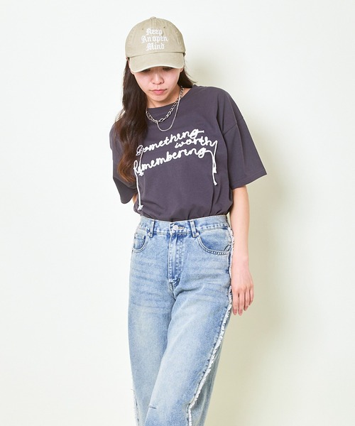GORGE（ゴージ）の「《こなれ感×立体ロゴ刺繍》レディース コットン キャップ サイズ調整可 春夏秋冬（キャップ・レディース・その他1/ベージュ/ブラック・F）」の6枚目の写真