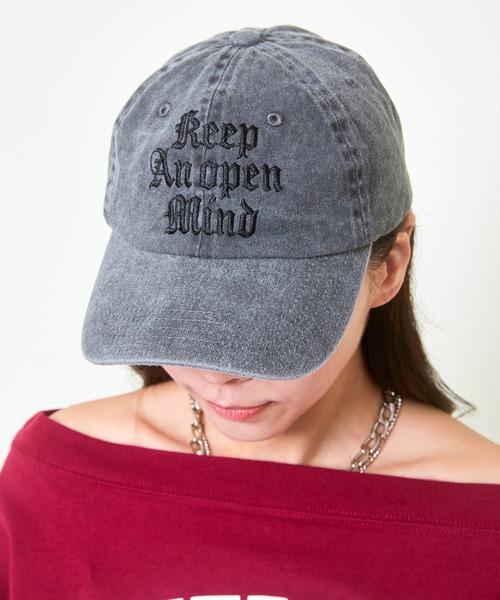 GORGE（ゴージ）の「《こなれ感×立体ロゴ刺繍》レディース コットン キャップ サイズ調整可 春夏秋冬（キャップ・レディース・その他1/ベージュ/ブラック・F）」の4枚目の写真