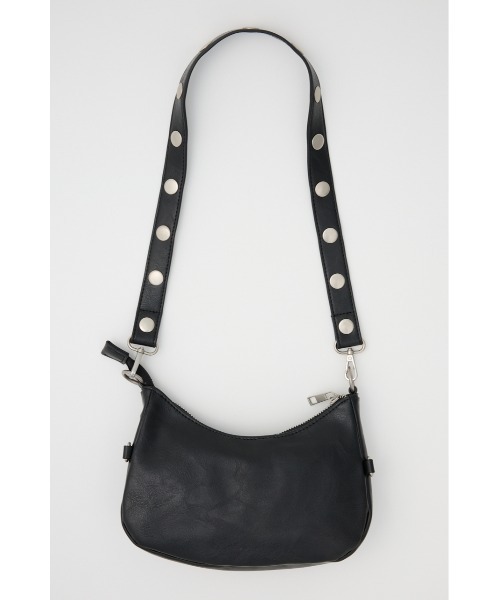 LAGUA GEM(ラグアジェム)の「STUDS BELTED ショルダーバッグ(ショルダーバッグ・レディース・グレー/ブラック・FREE)」の4枚目の写真