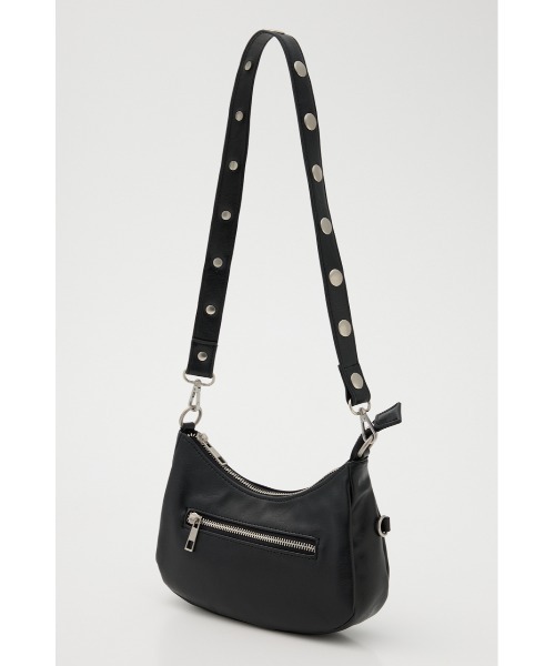 LAGUA GEM(ラグアジェム)の「STUDS BELTED ショルダーバッグ(ショルダーバッグ・レディース・グレー/ブラック・FREE)」の5枚目の写真