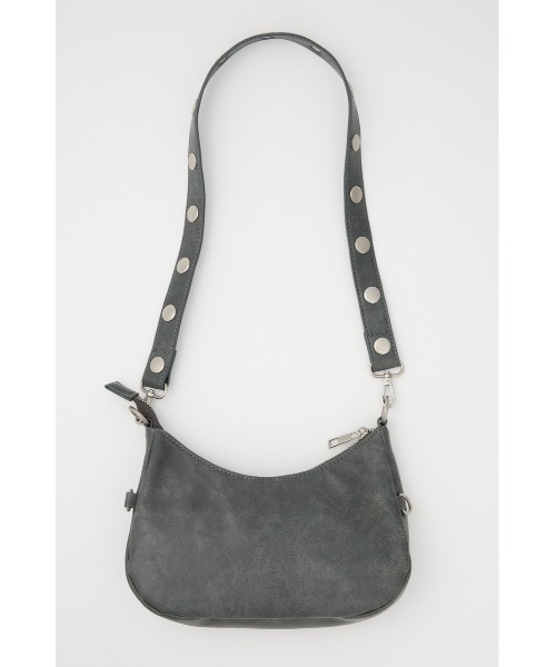 LAGUA GEM(ラグアジェム)の「STUDS BELTED ショルダーバッグ(ショルダーバッグ・レディース・グレー/ブラック・FREE)」の12枚目の写真