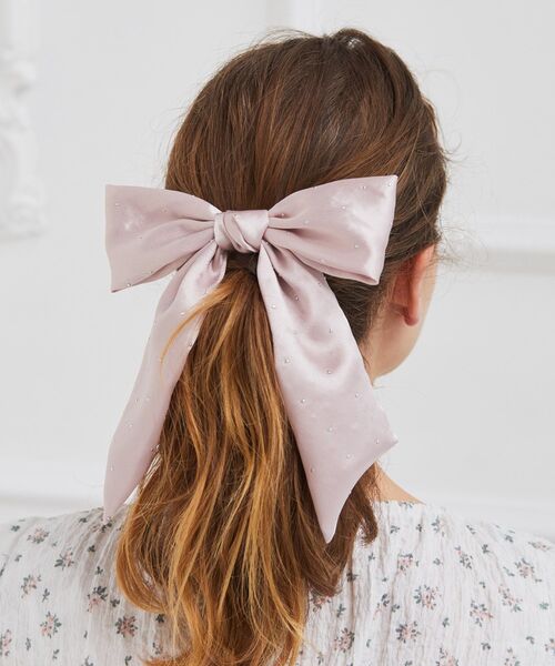 ハンドメイドリボン　おまとめ品　バレッタ　シューズクリップ　ヘアピン　ローズ BLAZE（手芸） バレッタ 立体リボン シンプル 小さめ おしゃれ