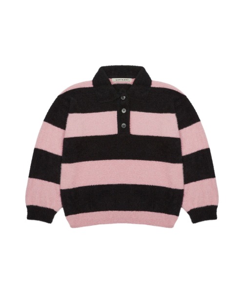 LARTIGENT（ラーティゼン）の「L13 RUGBY BOLD KNIT（ニット/セーター・レディース・ブラック/ブラウン・FREE）」の11枚目の写真
