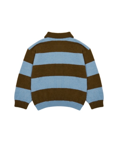 LARTIGENT（ラーティゼン）の「L13 RUGBY BOLD KNIT（ニット/セーター・レディース・ブラック/ブラウン・FREE）」の14枚目の写真