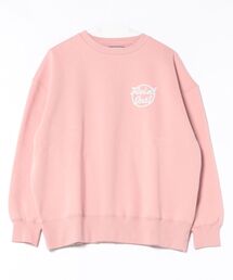 スウェット（ピンク/桃色系・バックプリント）ファッション通販