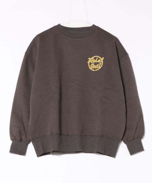 roial（ロイアル）の「CREW / ROIAL(ロイアル)デザインバックプリント長袖クルースウェット（スウェット・メンズ・チャコールグレー/オートミール/グリーン系その他3/ピンク・MEDIUM/SMALL/LARGE）」の12枚目の写真